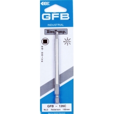 GFB No 2 Square recess bit - 100mm